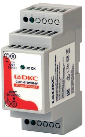 Источник питания однофазный, 15Вт, 1.2А, 12В (XCSD1015W012VAA)